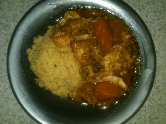 Mafe with couscous
