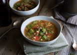 Sausage and Vegetable Stew/Soup with Okra by Savory Spice Rack